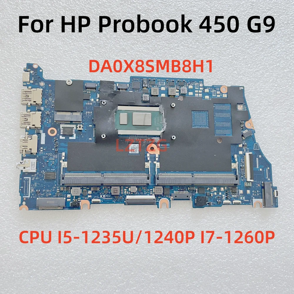 DA0X8SMB8H1 For HP ProBook 450 G9 Motherboard I5-1235U I5-1240P I7