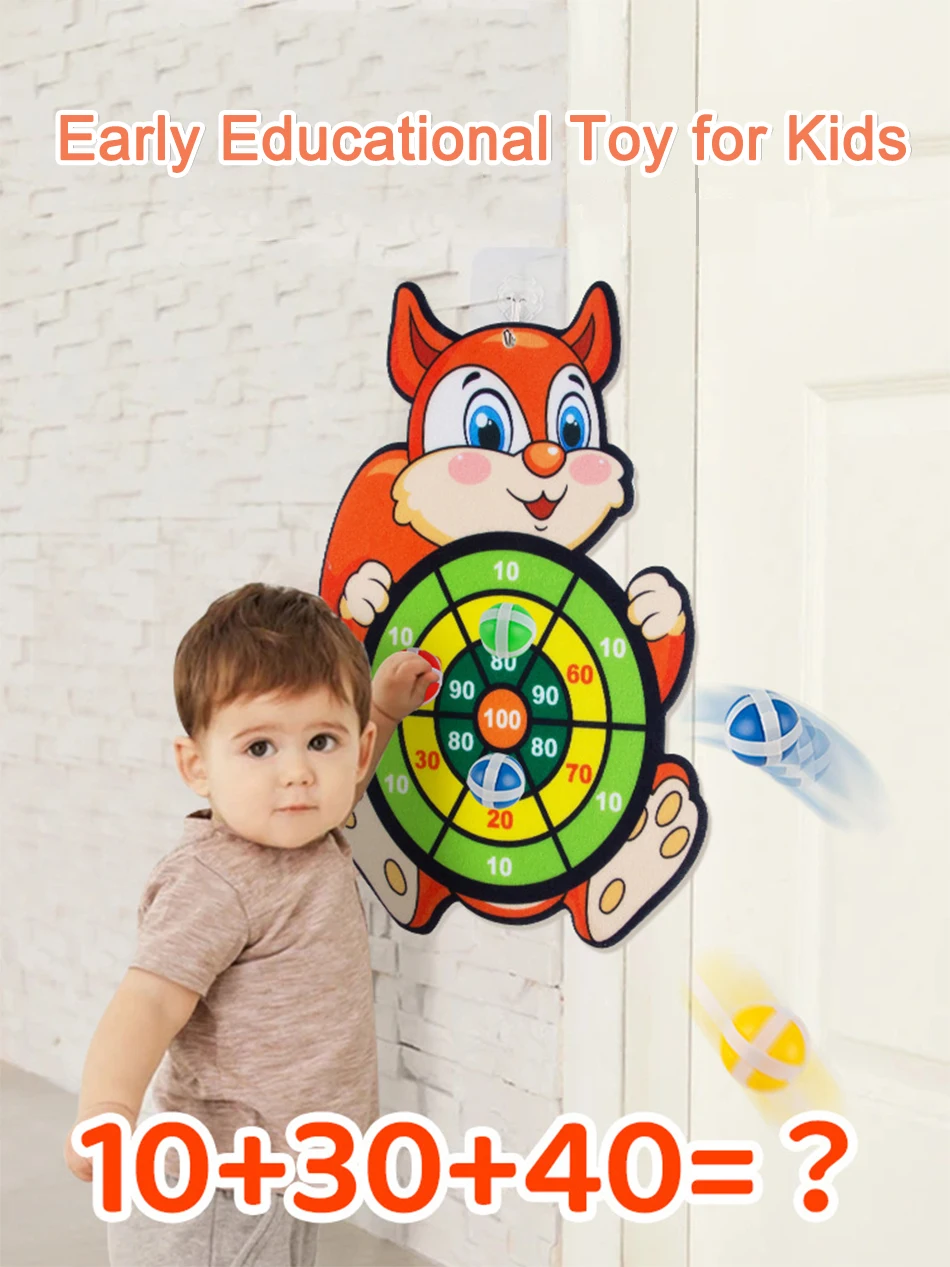 ARIOU Gilet De Balle Collante Avec 5 Balles - Jeu De Cible Lancer Pour Enfants - Sport Extérieur
