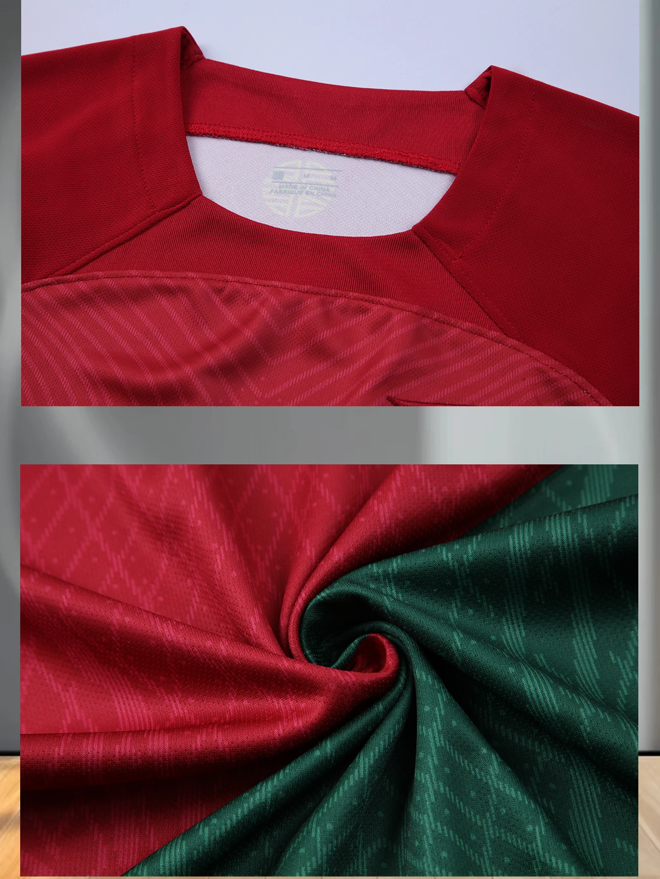 Men's Casual Sports Football Uniform round Neck Top with Fashionable Breathable Shorts Comfortable Football Suit Set