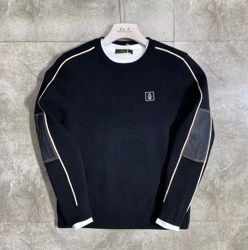 Description Picture 5 of itemFashionable Versatileunique Men's Long Sleeve Knit Sweater Round Neck Pullover Autumn New Style Casual Cross-border