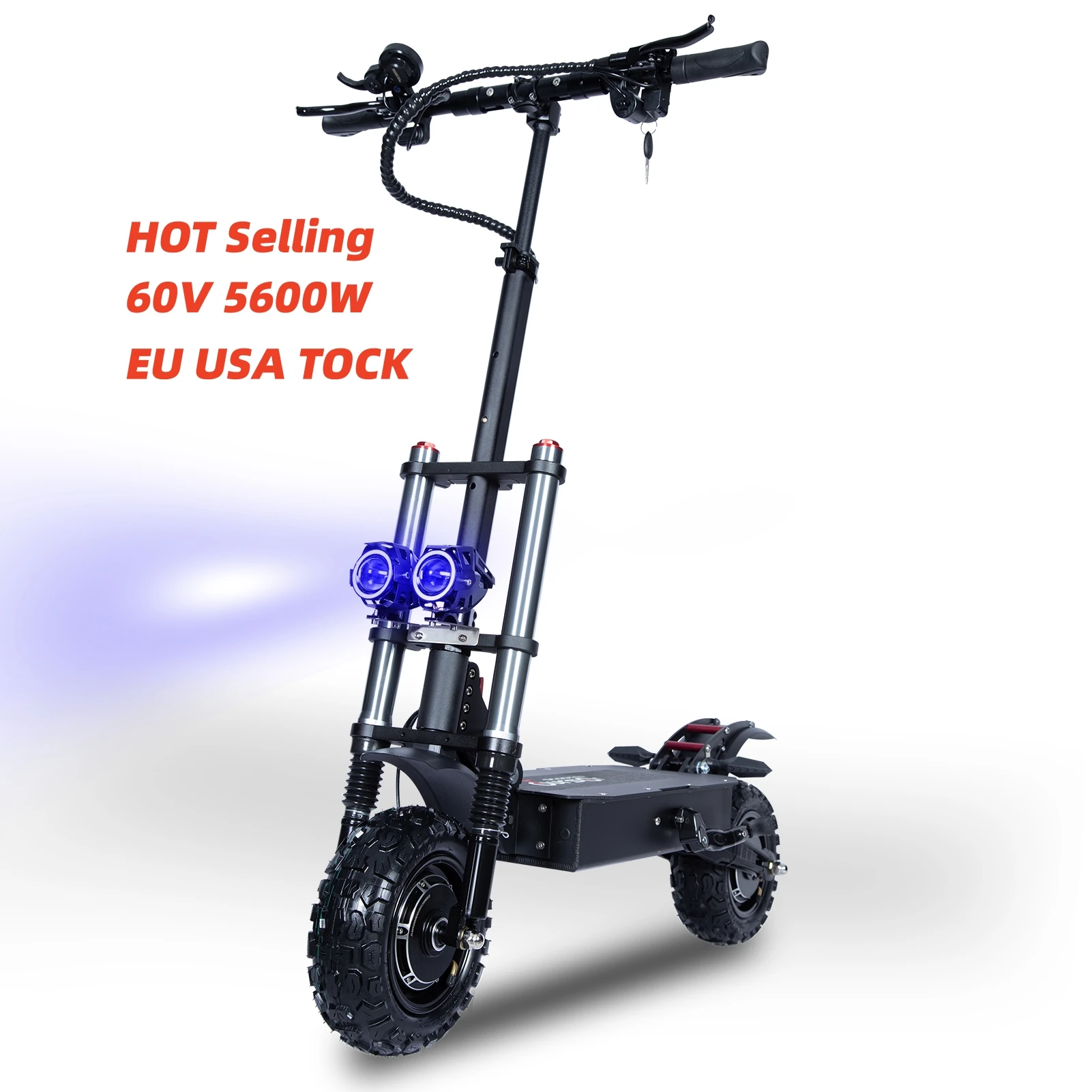 

Good quality europe warehouse 60v 80km/h fast high speed 2 wheel smart 5600w electric scooter for adult