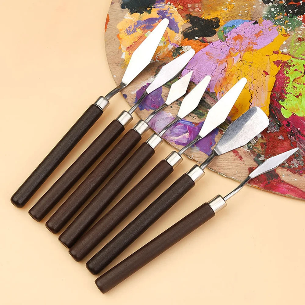 Stainless Steel Oil Painting Knives Palette Knife Oil Painting Artwork 1pc Aliexpress