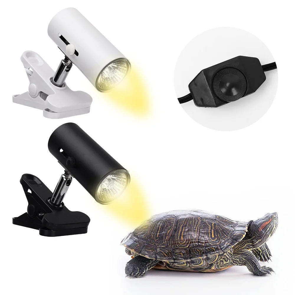 Reptile Heating Lamp Adjustable Temperature Clamp Lamp UVA UVB Reptile