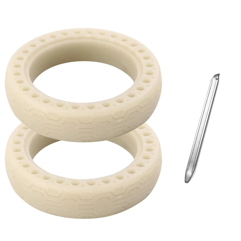 

8,5 дюймовая Передняя и задняя флуоресцентная сотовая резиновая прочная трубка без трубки 1 8 1/2 для электрического скутера Xiaomi M365 твердая шина