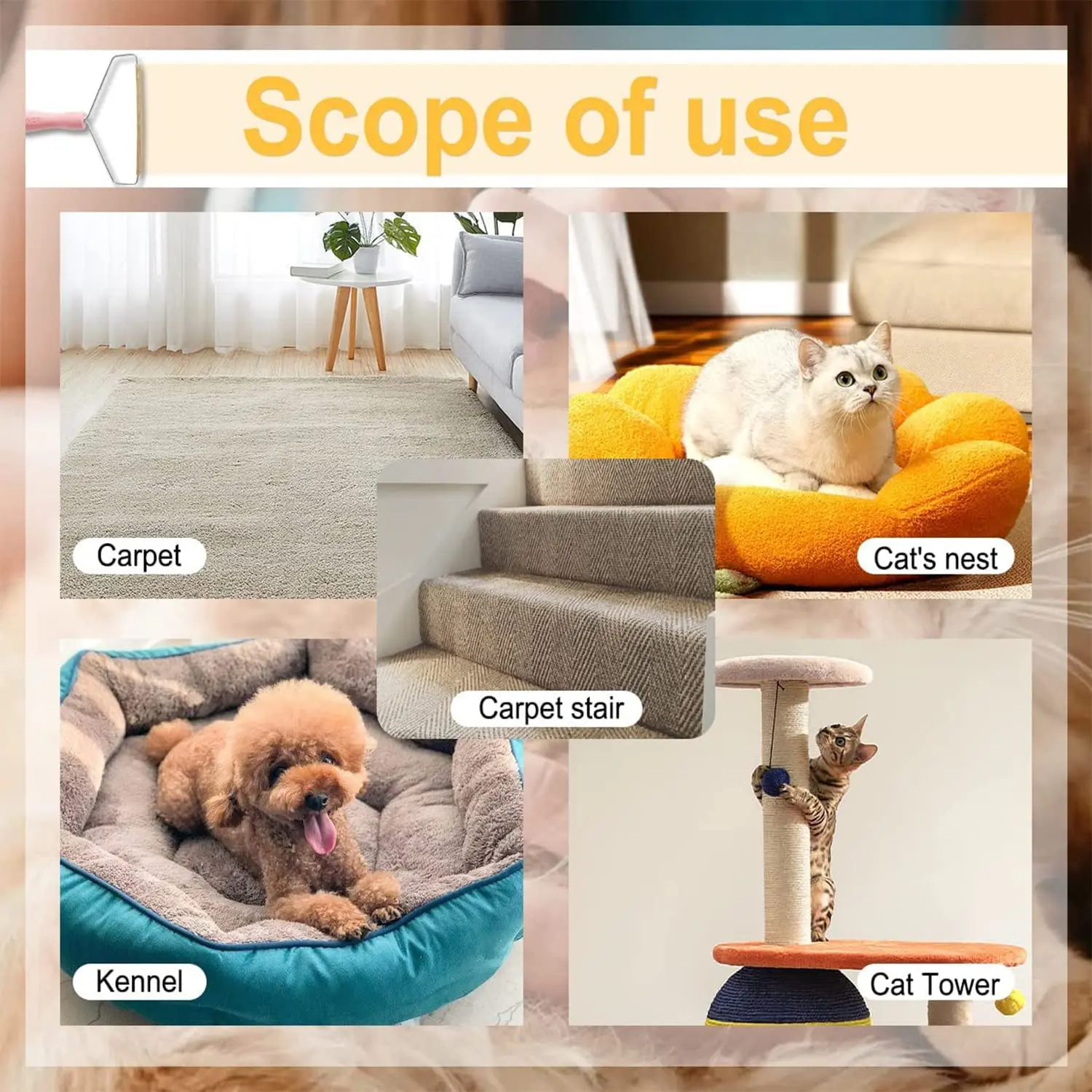 Pro Pet Hair and Lint Remover - Efficient Fur and Lint Cleaning