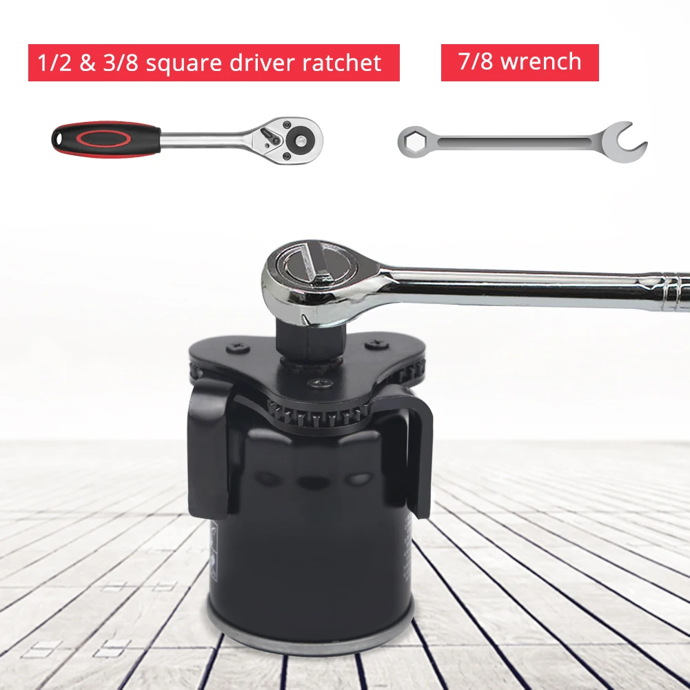 Auto Repair Tools Adjustable Two Way Oil Filter Wrench Car Oil Grid Disassemble Remove
