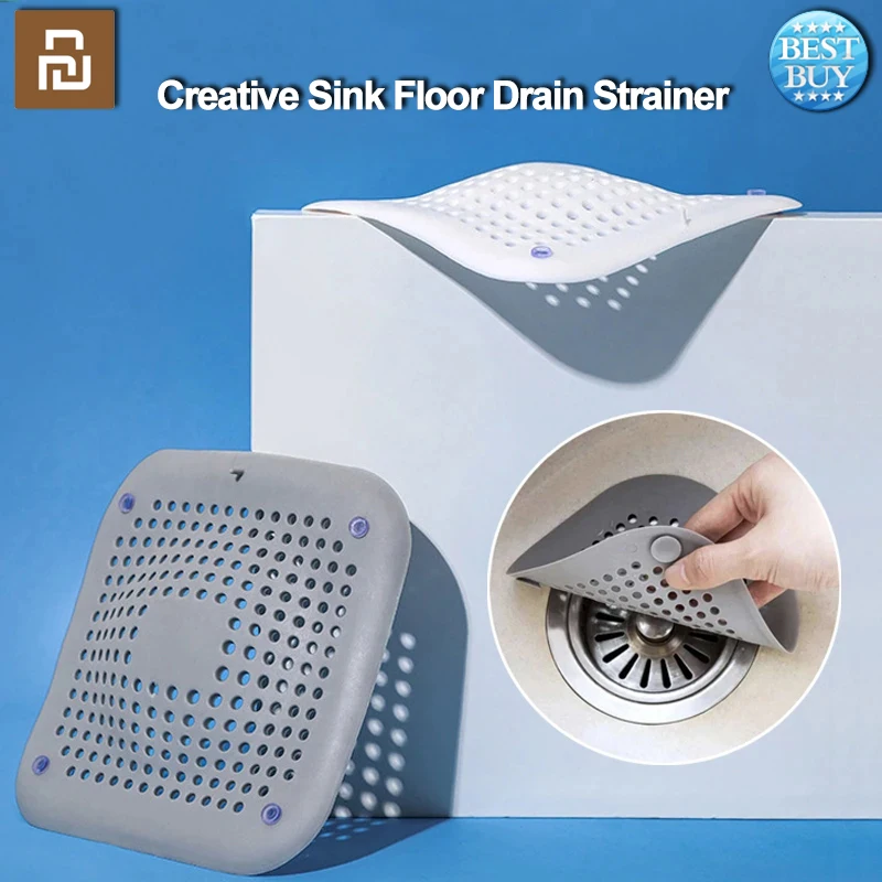 

Youpin Household Kitchen Sink Filter Anti-blocking Strainer Bathtub Shower Floor Drain Hair Filters Home Kitchens Bathroom Tools