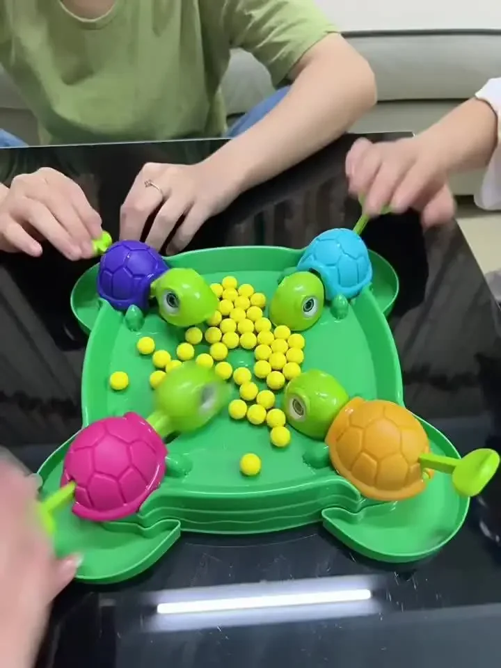 Speed Turtle Eating Beans Children's Toy Turtle Snatching Beans Competition Parent Child Interactive Desktop Game Puzzle Toy 6