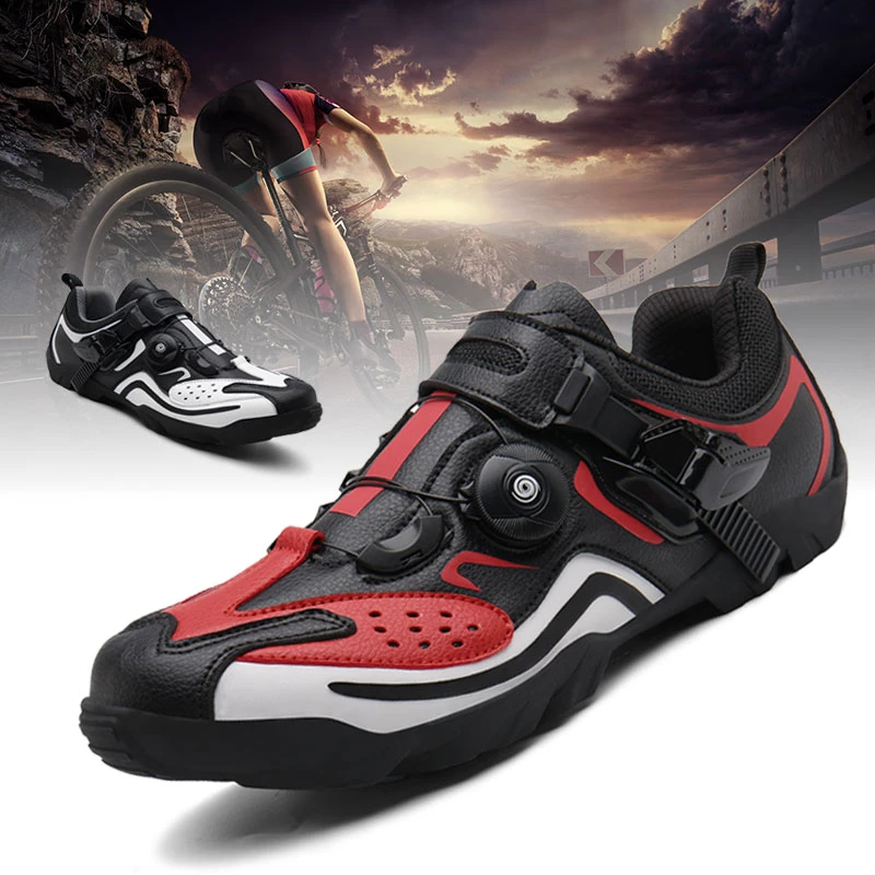 de ciclismo Mtb de invierno para hombre bota de motocicleta zapatillas de velocidad con pedal plano para bicicleta calzado para ciclismo de carretera zapatos para bicicleta de montaña mujer|Zapatillas de