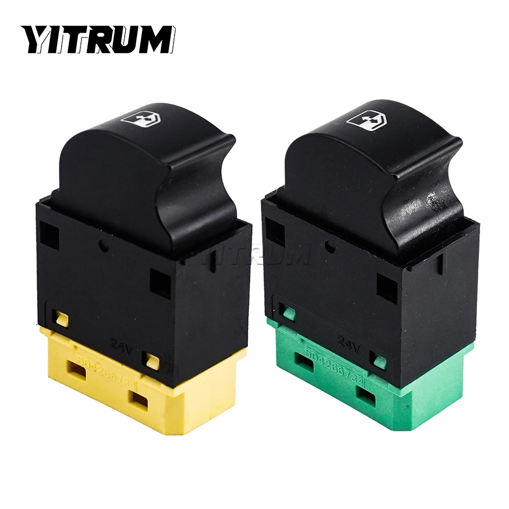 YITRUM 504266993 504266994 Control Button Power Window Switch Regulator Button For Iveco TRUCK