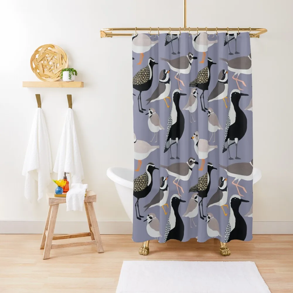 

Plethora of Plovers Shower Curtain For Bathroom Cover Transparent Bathroom Shower Anime Shower Curtain