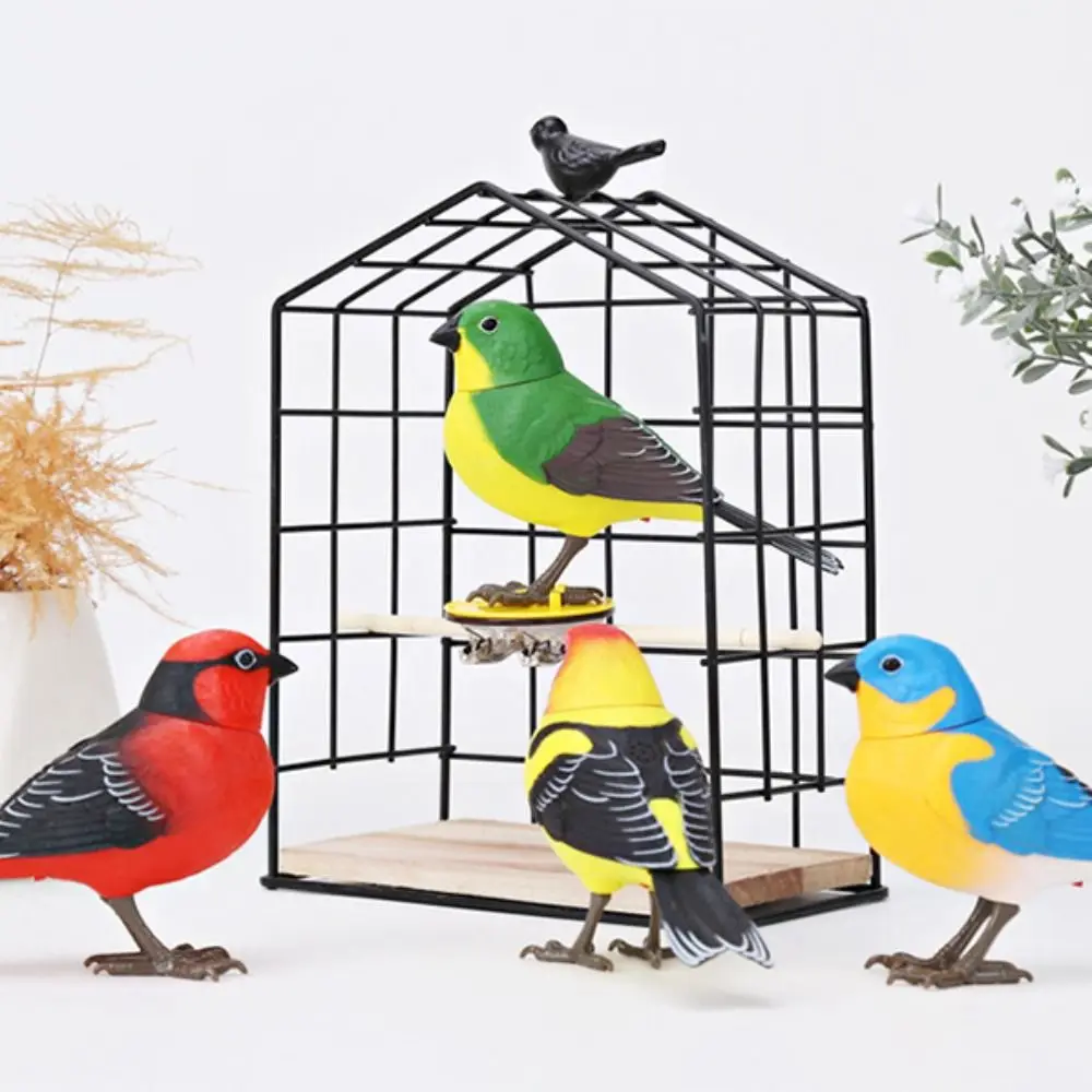 Cute Funny Toy Voice Control Singing Bird Electronic Toys Interactive Simulation Bird