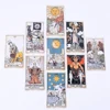 12*7cm Retro Tarot Deck In Sliding Rigid Gift Box 78 Pcs Vintage Tarot Cards with Guidebook and Drawstring Pouch 3