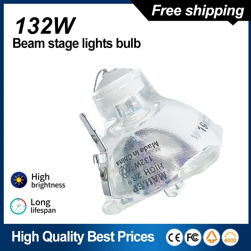 KTV bar stage lighting Moving Head Light Super Brightness Lamp 132W Sharpy 2r Beam projector Lamp bulb
