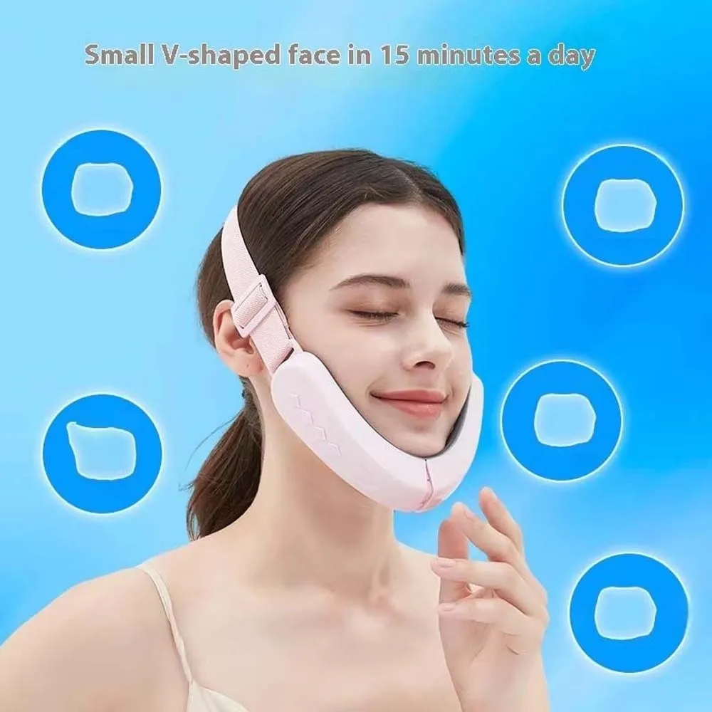 High-Elasticity Electric V-face Device Adjustable Folding Intelligent Facial Massager Comfortable Micro-current