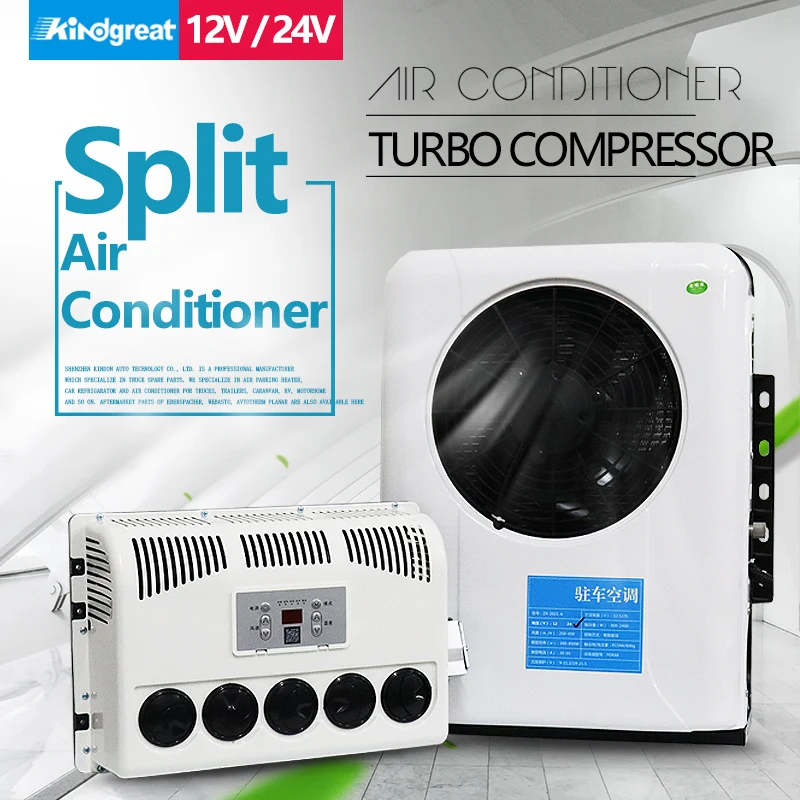 Electric Parking Air Conditioning 12v 24v For Trucks, Excavators