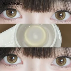Bio - essence Vibrant Pink Prescription Color Contact Lenses (Brown)