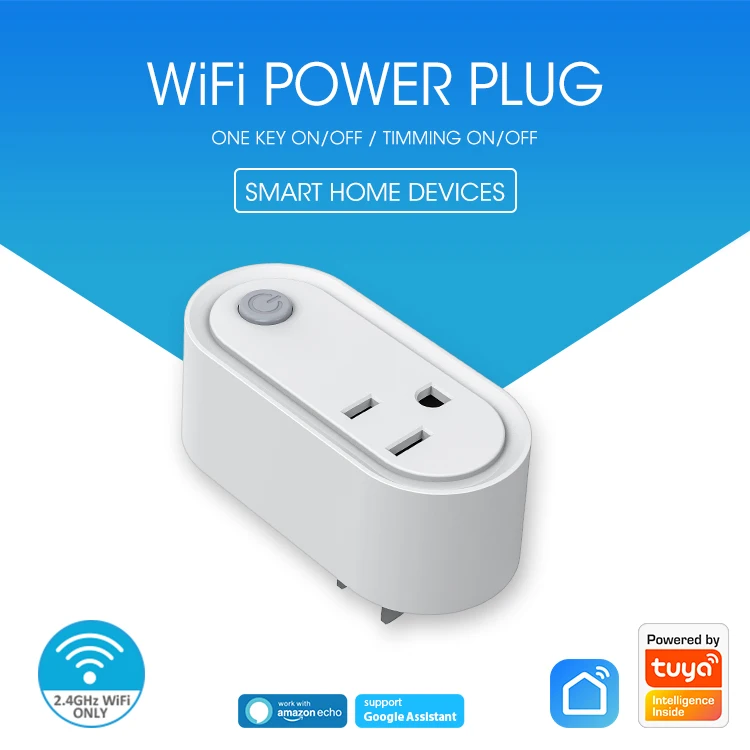 

Смарт-розетка Tuya ZigBee/WiFi, 16 А, с таймером