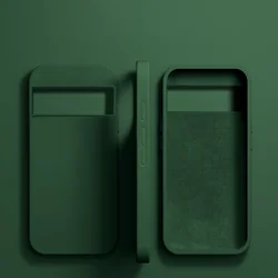 Premium Silicone Shockproof Phone Case - Luxurious, Soft, and Protective Phone Back Cover Accessories for Pixel 8 Pro (Canngling Green)