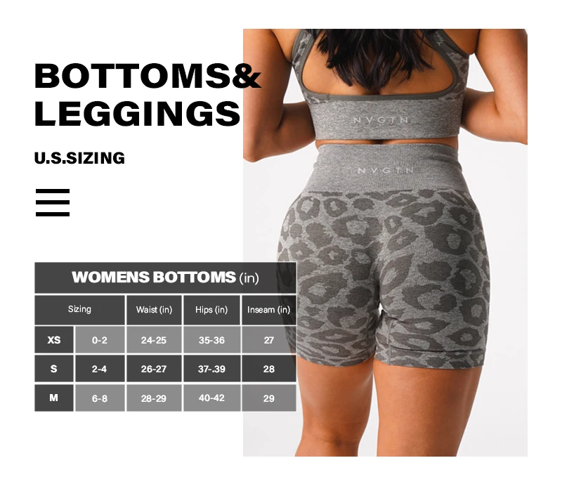 Seamless Shorts Nvgtn Wild Thing Leopard Spandex Women Fitness Elastic Breathable Hip-lifting Leisure Sports Running