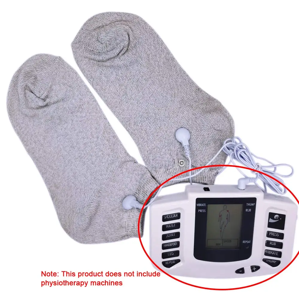 EMS Massage Gloves for Body Relaxation Treatment Muscle Stimulator Tens Physical Massager Accessories Slippers Sock Brace Knee