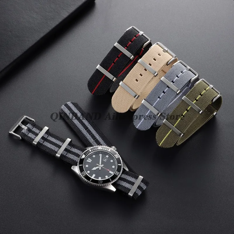Elastic Nylon Woven Watch Strap Bracelet