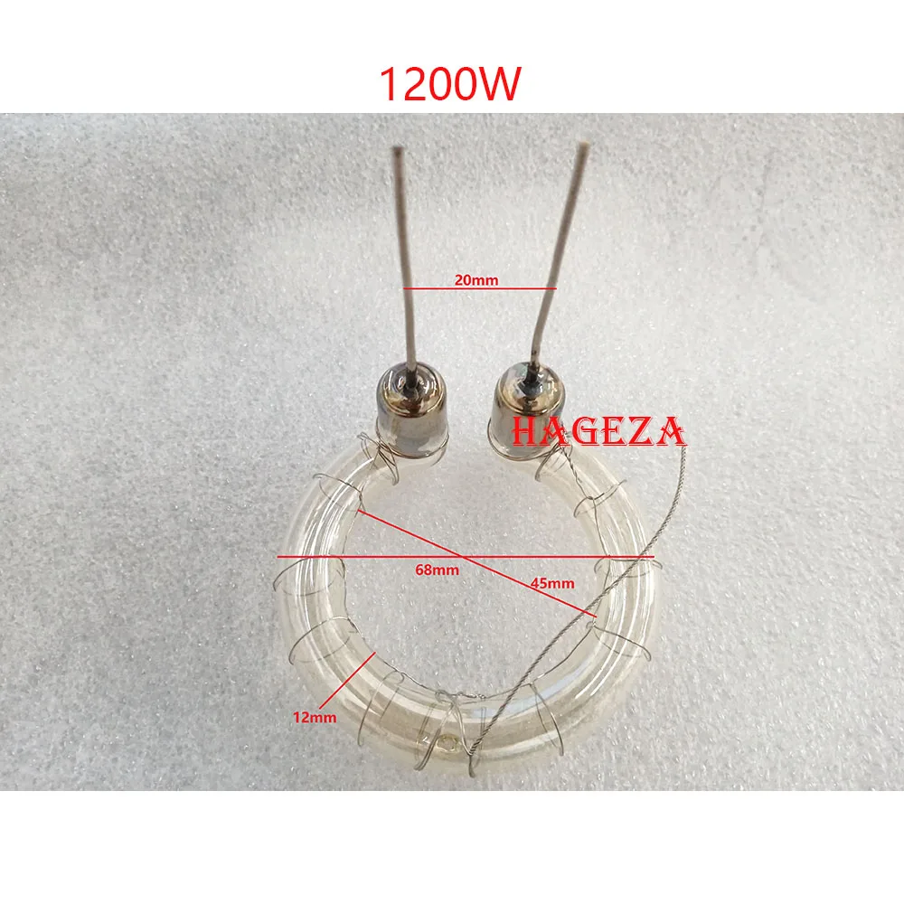 New 1200w Ring Flash Tube Xenon Lamp Flashtube 5500k Repair Part Photo