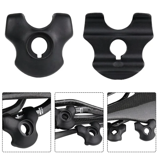 thumbnail image 2 of Bicycle Seatpost Clamp Reusable Black For Carbon Saddle Rails 7x9/7x7mm 2 of 11