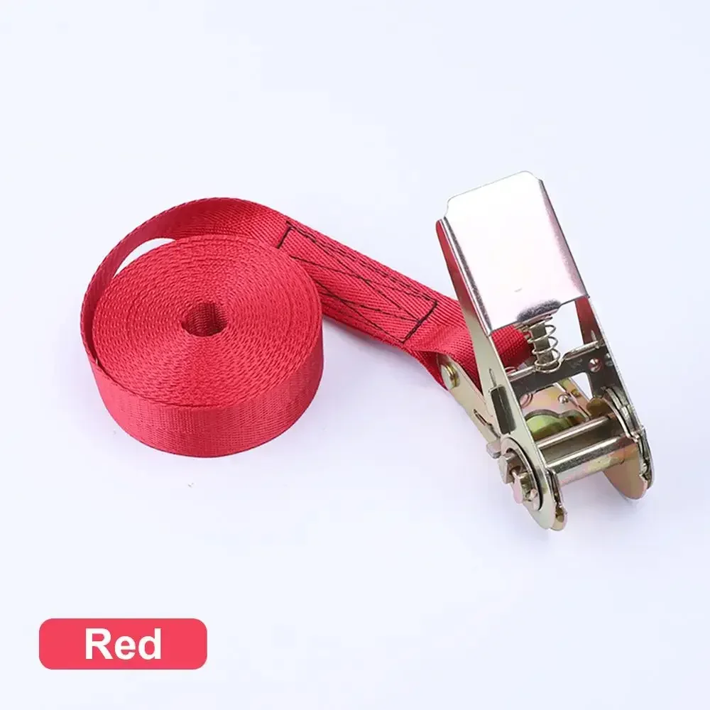 cargo straps,luggage strap,cargo tie down strap,tie down straps,lashing strap 5 Meter Car Motorcycle Cargo Strap Tension Rope Tie Down Strap Strong Ratchet Belt for Luggage Bag Lashing Rope elastic bands