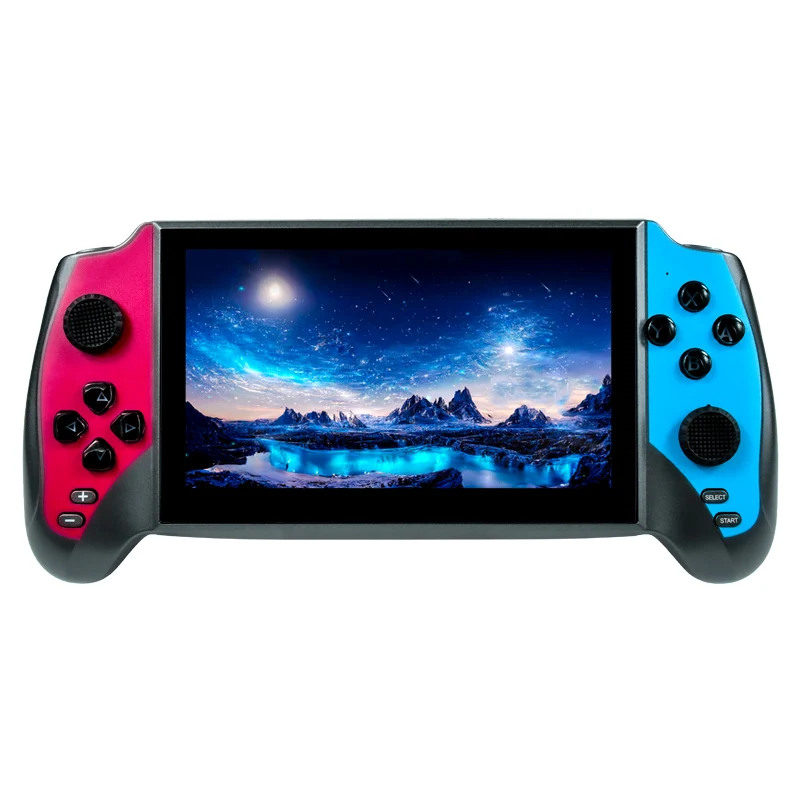 POWKIDDY X13 Handheld Retro Console 5.1 Inch Portable Video Game Players Support 2 USB Controllers Cheap Gift With Camera