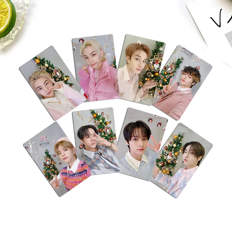 

KPOP Stray Kids IVE Baekhyun YUQI Christmas Selfie Photocards LE SSERAFIM BOYNEXTDOOR Season's Greetings LOMO Cards Fans Gifts