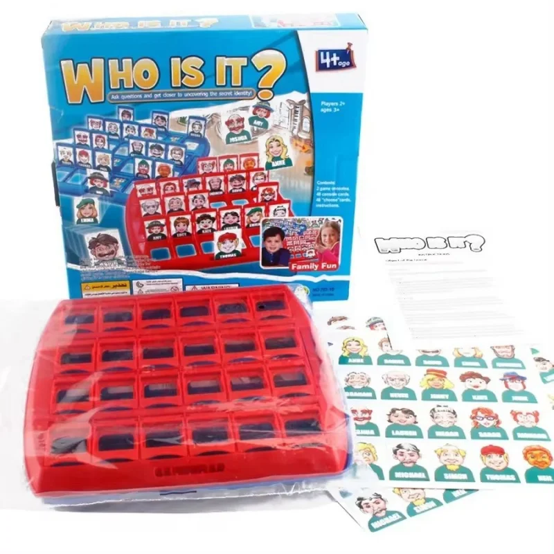 Children's Table Games Guess Who I Am Card Board Game Exercise Logic Training Game Parent-Child Interaction Family Party Toy 5