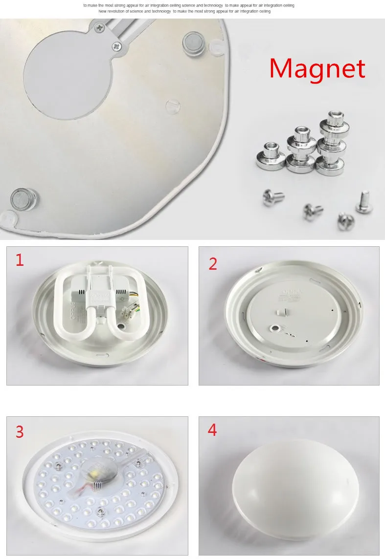LED Ceiling Light 12W 18W 24W 36W AC110V-240V Circular Square Panel