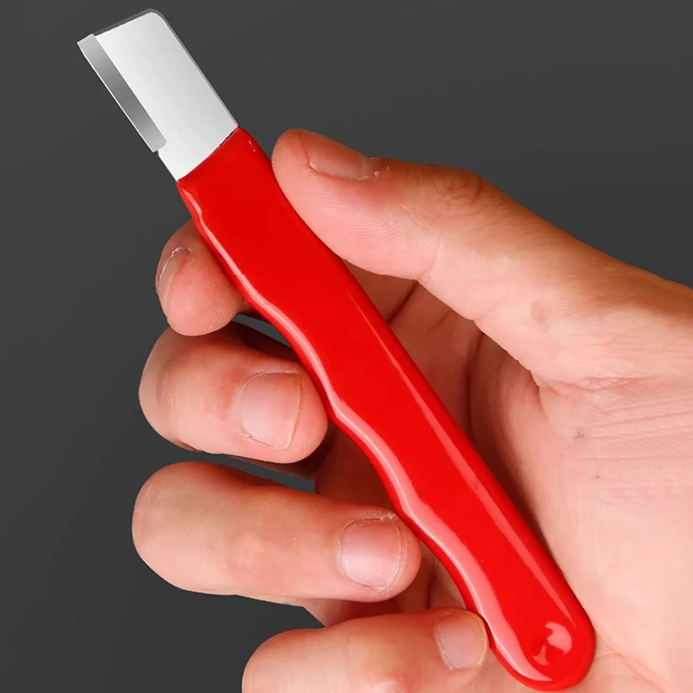 Knife Sharpener Metal Knife Sharpener Handheld Grindstone Knife Sharpen Scissors with Lid 1pcs Kitchen Tool