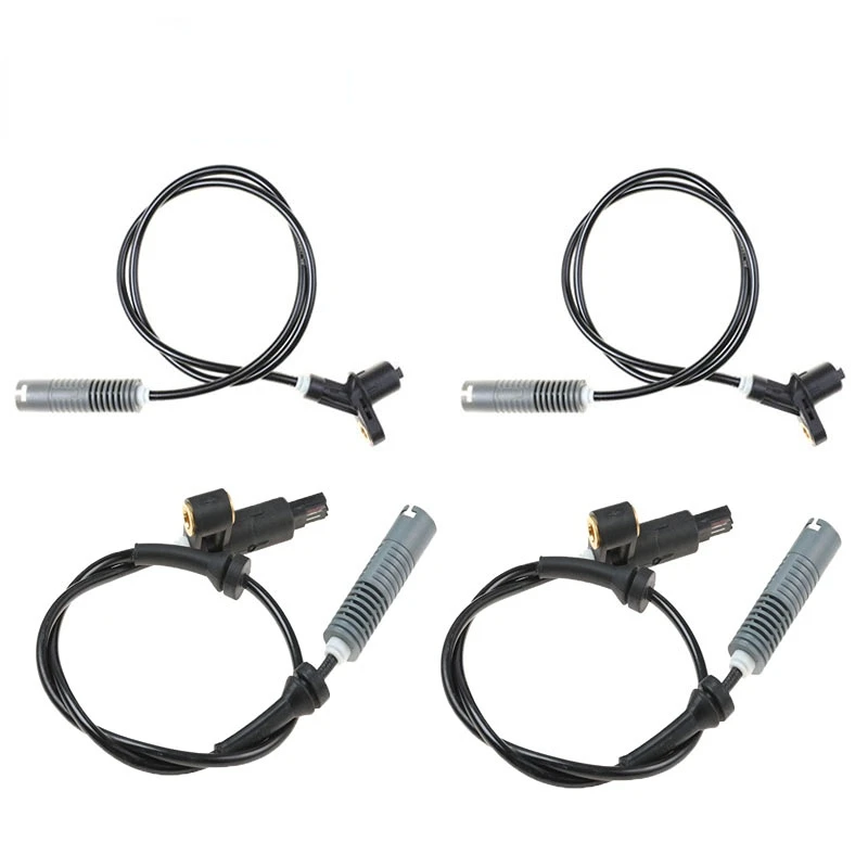 

4PCS 34521163027 34521163028 34521182067 New Left Right ABS Wheel Speed Sensor For BMW 318 320 323 325 328 M3
