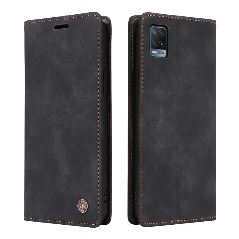 Magnetic Protective Wallet Flip Case - Leather Cover