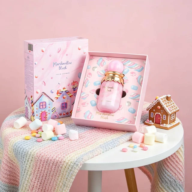 Parfum Marshmallow pour femmes, spray corporel longue tenue, notes fruitées, senteur florale gourmande, parfum arabe, parfum d'été sucré 1