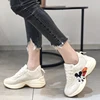 Women's Casual Sports Shoes Autumn New Round Head Splicing Front Lacing Anti-slip Wear-resistant Low-top Shoes 3