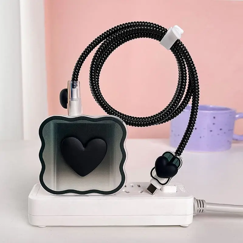 Durable Protective Cover for 33W Data Cables and Charger Heads