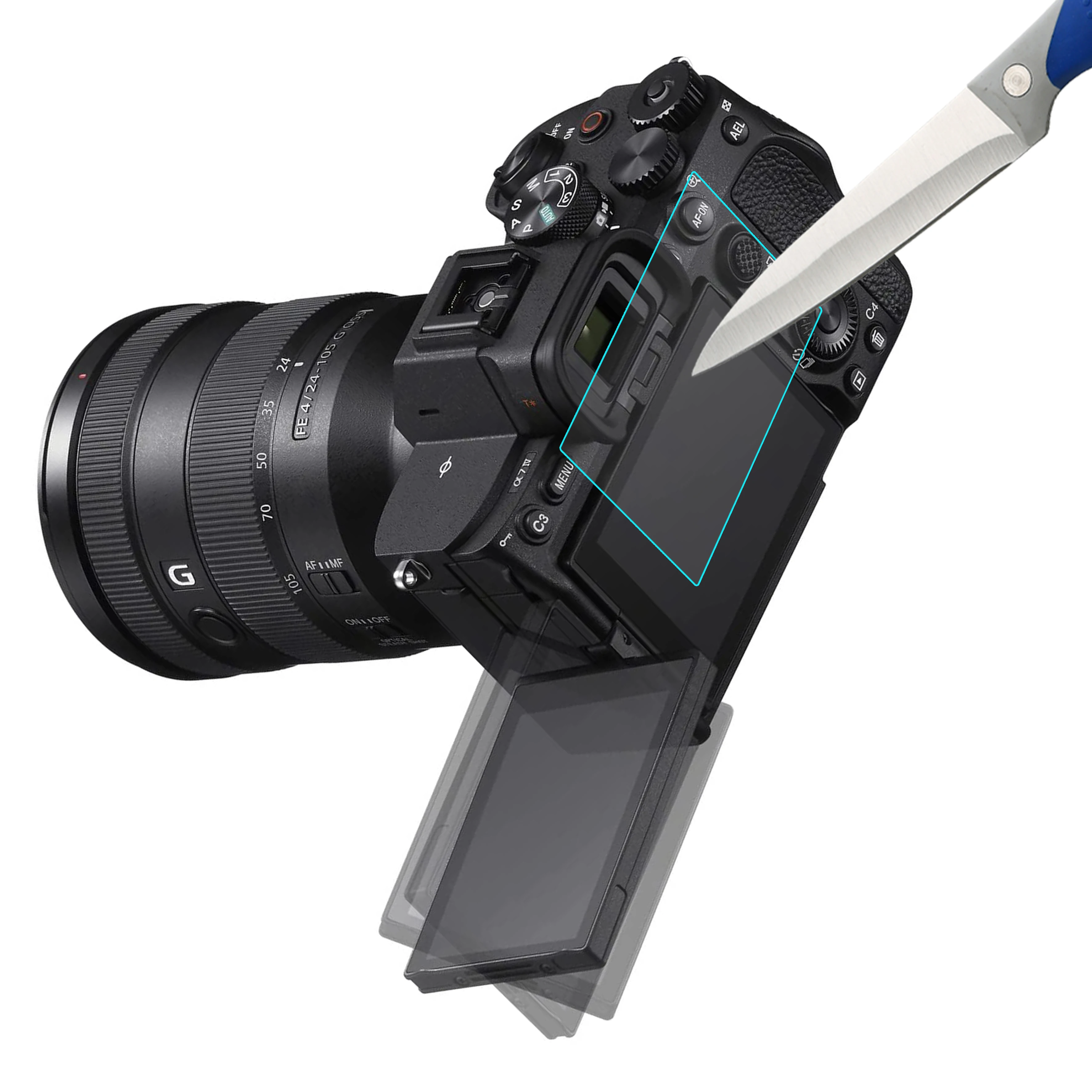 Screen Protector 3-Pack For Sony A7 IV Alpha 7 IV A7IV A7M4 Camera