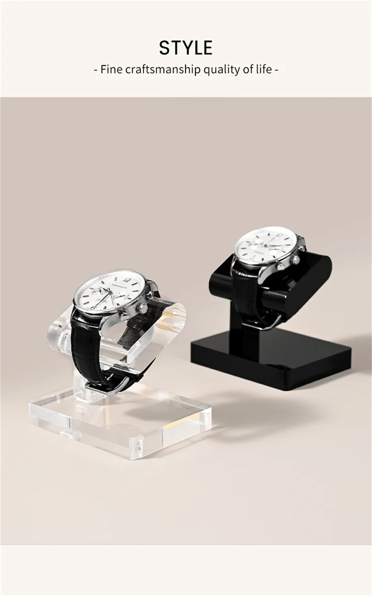 WoodTen Acrylic Watch Rack High End Watch Display Bracelet Detachable Storage Rack Watch Display Props Jewelry Watch Organizer