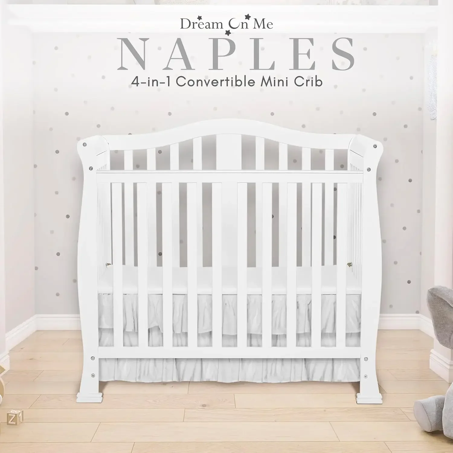 Convertible Mini Baby Crib 2