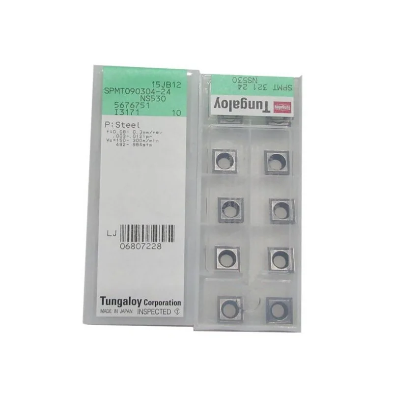 

10pcs Tungaloy 100% Original SPMT SPMT09 SPMT090304 SPMT090308 24 NS9530 NS530 King Drill U Drill DC9800 Indexable U-Drill