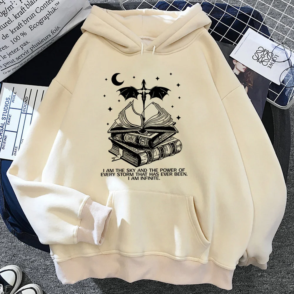 Acotar hoodie wanita musim dingin estetika menarik Pullover wanita harajuku Hood