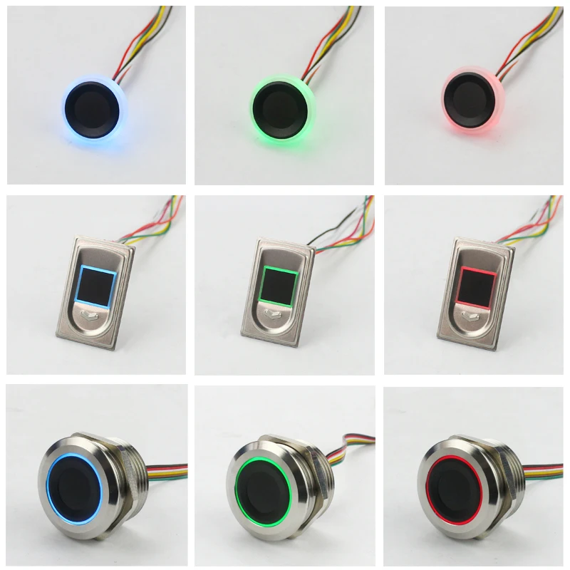 DC12V DC24V Fingerprint Access Control System Control Board Electronic Door Lock Controller Fingerprint Module