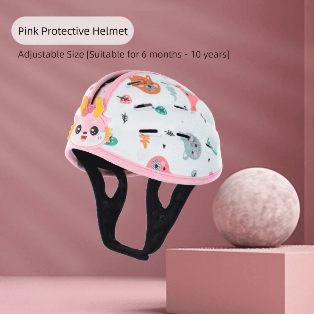 Breathable Toddler Safety Helmet Anti-Fall Adjustable Baby Safety Hat Comfortable To Wear Anti-Collision Infant Bumper Cap