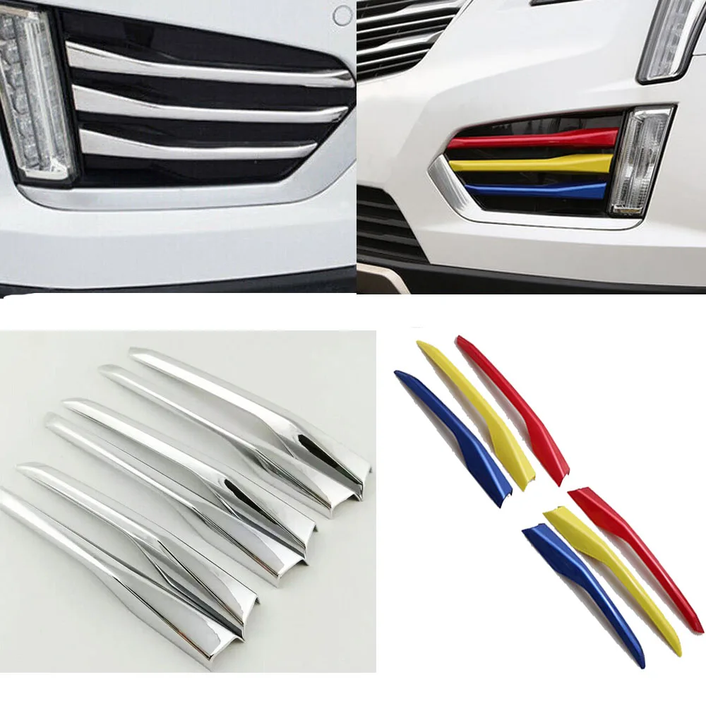 

Car ABS Chrome Front Fog Light Lamp Cover Trim Fits For Cadillac XT5 2016 2017-2021 Auto Accessories