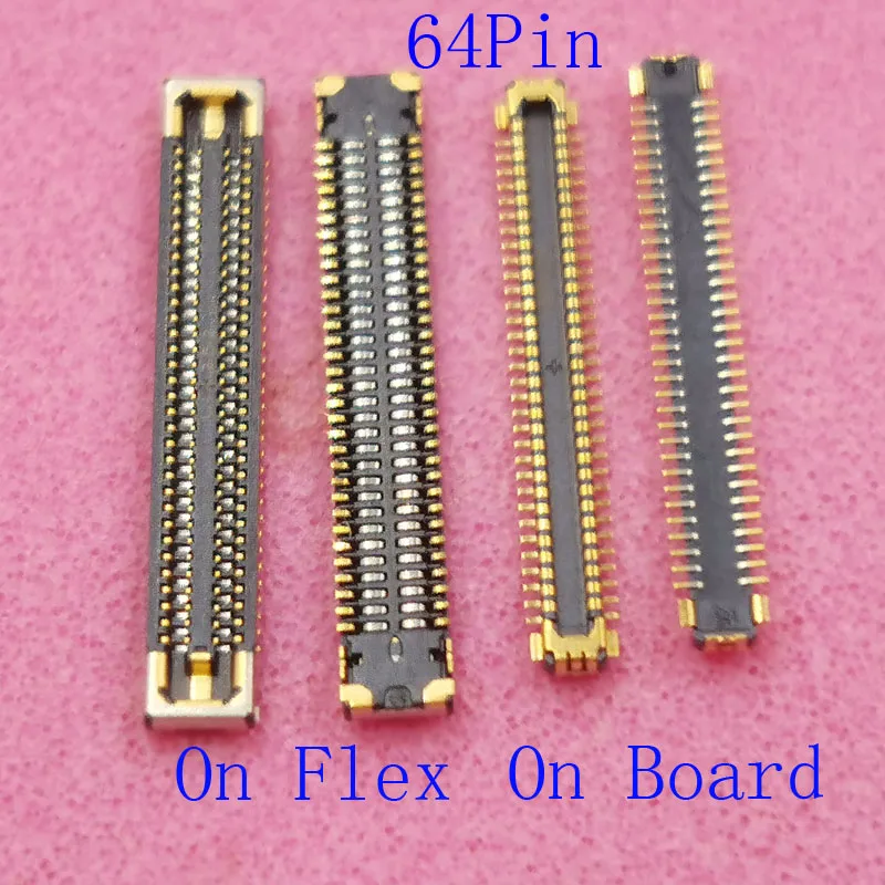 Spina Connettore Flex Fpc Per Schermo Lcd Da 1-2 Pezzi Per Samsung Galaxy S10 Plus S10E S10Plus G973 G977 Fold W2020 Note 9 64 Pin