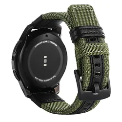 22mm Nylon Strap - Sport Watchband Replacement Wristband Accessories - 22mm (Green)