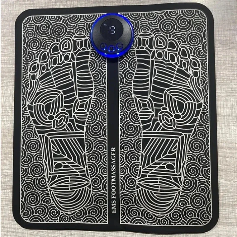 EMS Electric Foot Massager Pad Relief Pain Relax Feet Acupoints Massage Mat Shock Muscle Stimulation Improve Blood Circulation